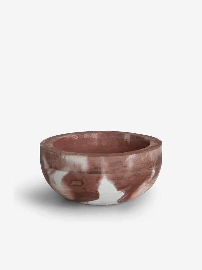 MA Beton Bowl in Tie Dye Red Concrete by Michael Verheyden