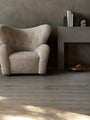 The Tired Man Chair in Moonlight Shearling by Flemming Lassen