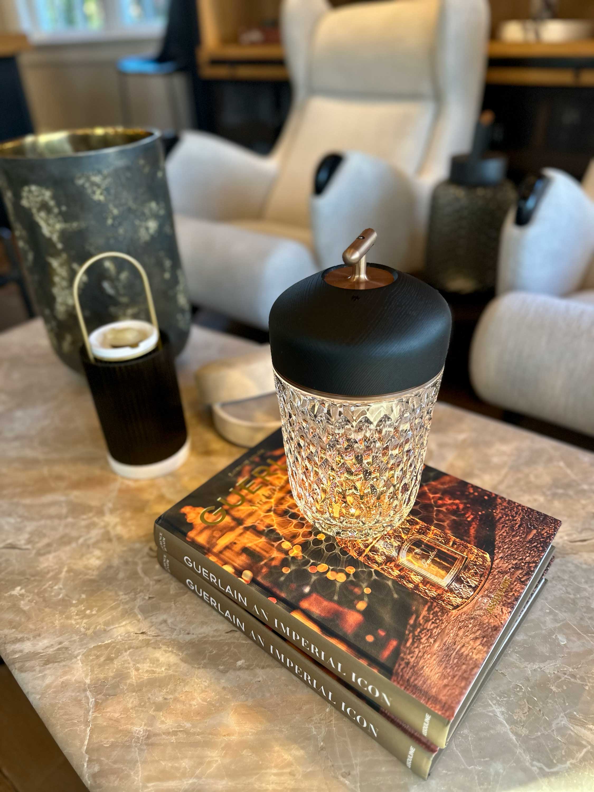 St. Louis Crystal Folia Lamp - Thumbnail 4