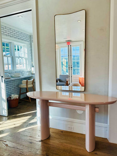 Torii Love Console in Powder Pink Lacquered Gloss by Studiopepe for Tacchini