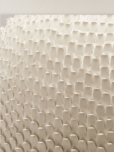 Round Pineapple Texture Lamp by Gilles Caffier