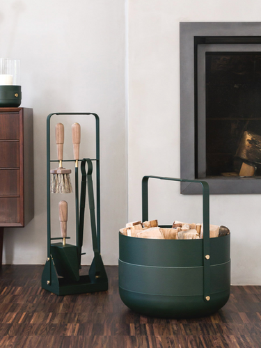 Emma Basket in Olive by Eldvarm