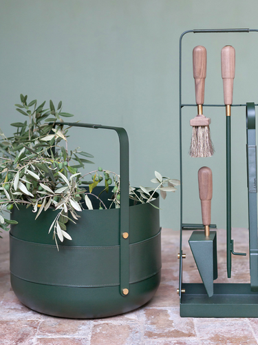 Emma Basket in Olive by Eldvarm