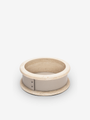 Ercolano Travertine Small High Bowl by Giobagnaara