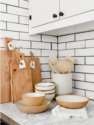 Medium Square Cutting Board without Handle Style 2 by Andrea Brugi