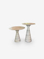 Angelo M/SR 45 Side Table in Travertine Silver in Honed Finish by Alinea - MONC XIII