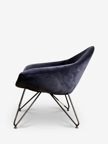 Italian 1950 Pair of 'Golden' Chairs for Saporiti by Augusto Bozzi