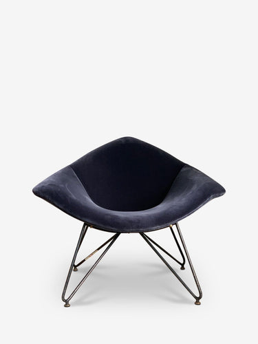 Italian 1950 Pair of 'Golden' Chairs for Saporiti by Augusto Bozzi