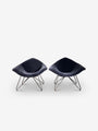 Italian 1950 Pair of 'Golden' Chairs for Saporiti by Augusto Bozzi