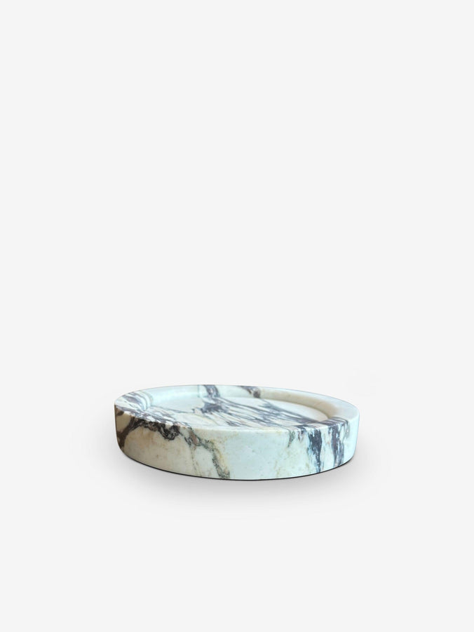 BOL Wide Marble Tray in Calacatta Viola
