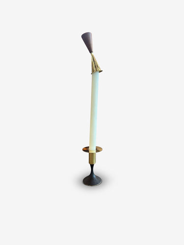 Candle Snuffer In Polished Brass and Walnut by Carl Auböck - MONC XIII