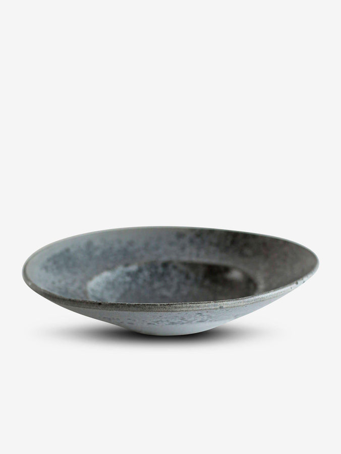Ceramic Large Flat Out Bowl by KH Wurtz