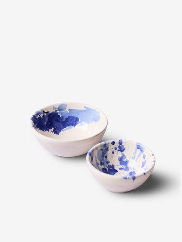 Il Buco Vita Montegranaro Splatterware Oil & Salt Dish Set