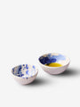 Il Buco Vita Montegranaro Splatterware Oil & Salt Dish Set