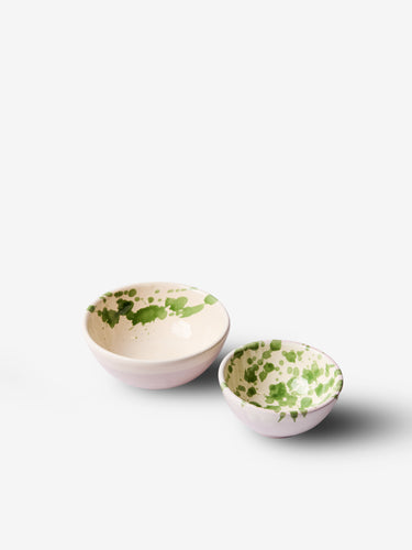 Il Buco Vita Montegranaro Splatterware Oil & Salt Dish Set