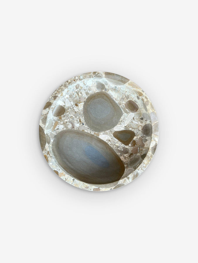 Komm Large Bowl in Breccia Adriana Marble by Michael Verheyden