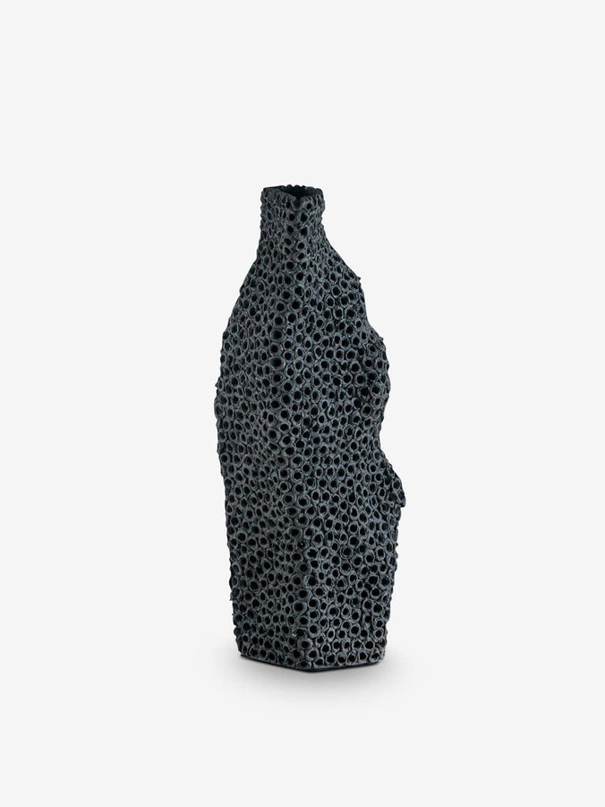 Octopus Vase in Black by Gilles Caffier