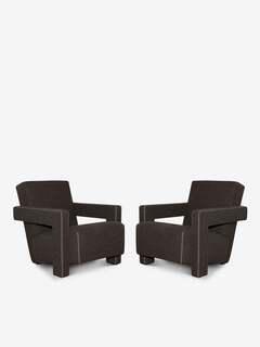 Pair Of 637 Utrecht Armchair by Cassina - Green