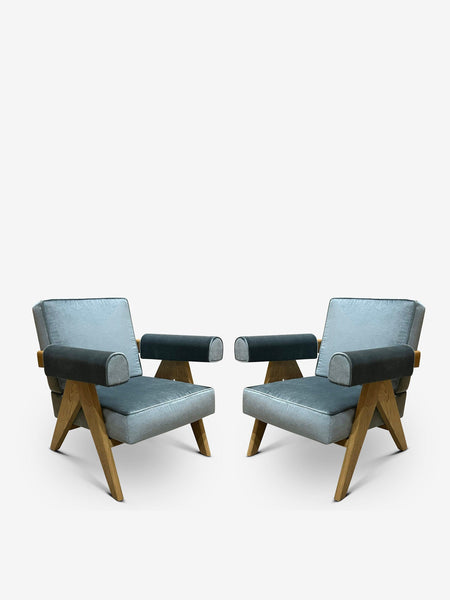 Pierre Jeanneret Armchair Oak Carta