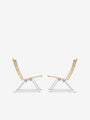 Pair Of Poul Kjaerholm PK22 Lounge Chair in Wicker by Fritz Hansen - MONC XIII