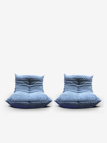 Pair of Togo Fireside Chairs by Ligne Roset - MONC XIII