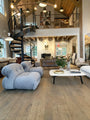 Pair of 944 Soriana Armchairs in Luxor Fucile by Cassina