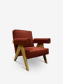 Pierre Jeanneret 053 Capitol Complex chair in Oak in Lipari Reggine by Cassina - MONC XIII