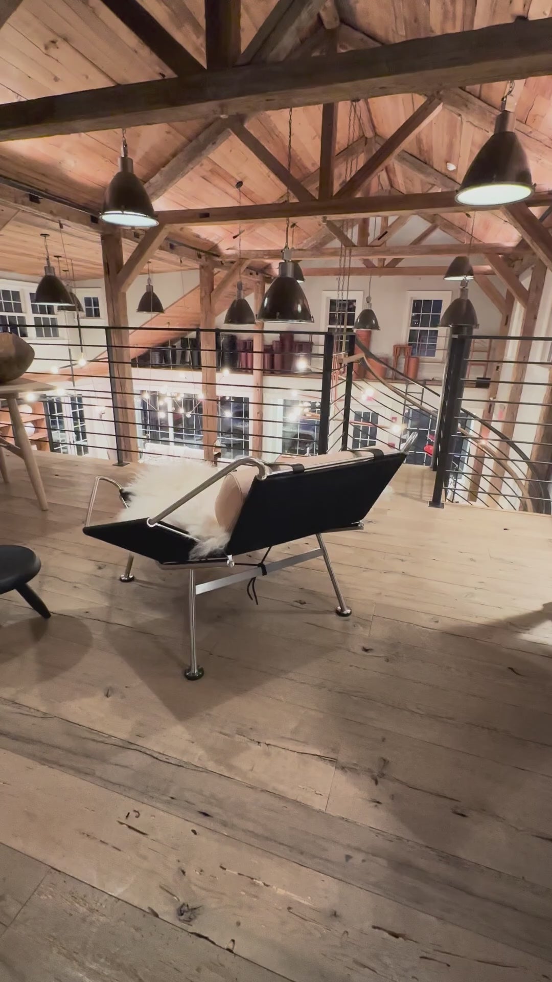 Hans Wegner Black Flag Halyard Chair PP225 by PP Mobler