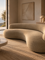 Sofa 280 in Teddy Mohair Bambi by Pierre Augustin Rose