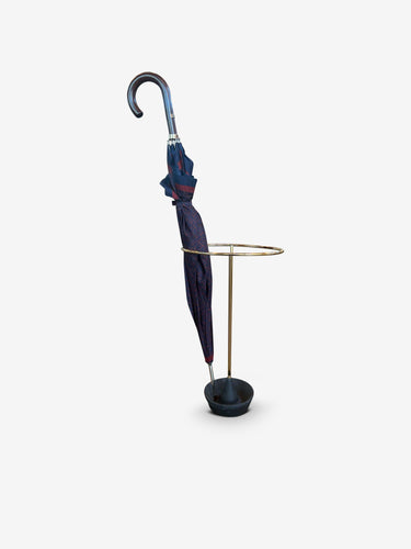 Umbrella Stand with Polished Brass and Zinc Lacquered Base by Carl Auböck - MONC XIII