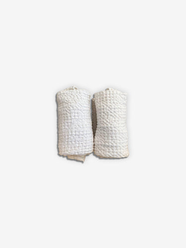 Waffle Hand Towel in Linen & Cotton Pack of 2 by Amphitrite Studio - MONC XIII