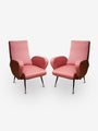 Gianfranco Frattini 1950's Italian Armchairs in the Style of Gianfranco Frattini Furniture Vintage Seating
