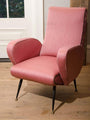 Gianfranco Frattini 1950's Italian Armchairs in the Style of Gianfranco Frattini Furniture Vintage Seating