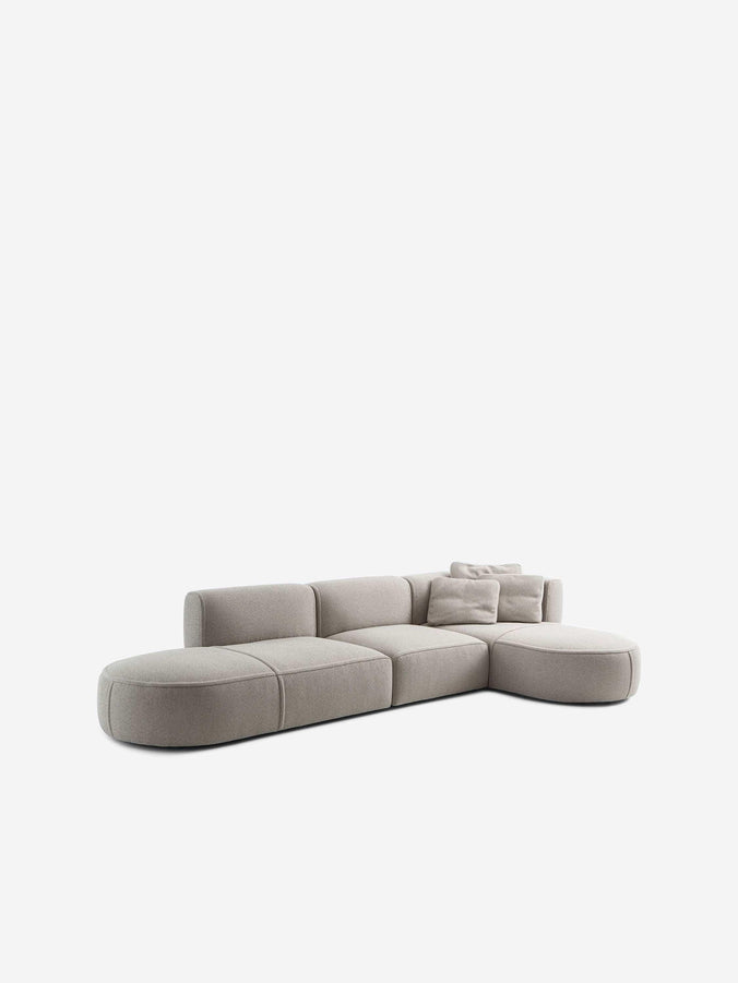 553 Bowy Sofa Right Chaise by Patricia Urquiola for Cassina