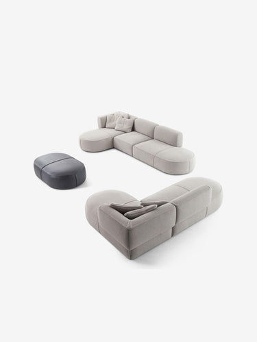 Cassina Patricia Uruquiola 553 Bowy Sofa Right Chaise by Cassina Furniture New Seating Default Title / Default / Default