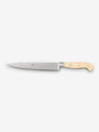 Berti 8" Slicing Knife with Wood Block by Berti Kitchen Accessories New Kitchen Knives Total Length: 15.4" Blade Length: 8" / White Lucite / Steel