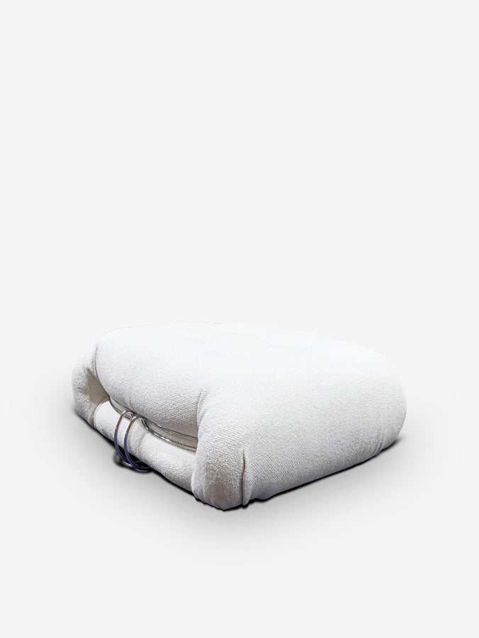 944 Soriana Ottoman in Tess Look Bianco by Cassina
