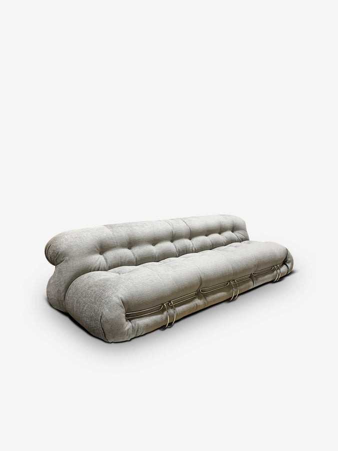 944 Soriana Three Seater Sofa in Luxor Fucile by Cassina