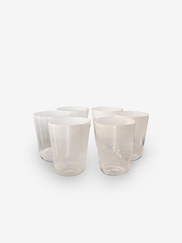 Nason Moretti Acqua Sfumato Bianco set of 6 Cocktail Glasses by Nason Moretti Tabletop New Glassware Default