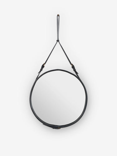 Gubi Adnet Large Circulaire Mirror by Gubi Home Accessories New Mirrors Black / 27.5