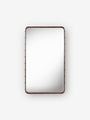 Gubi Adnet Medium Rectangulaire Mirror by Gubi Home Accessories New Mirrors Tan 05710902042552