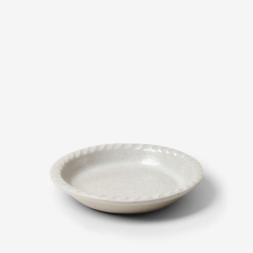Agrarian Pie Dish - Stone by Farmhouse Pottery