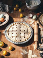 Agrarian Pie Dish - Stone by Farmhouse Pottery - MONC XIII