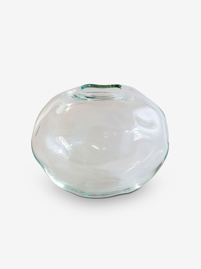 Aria A Clear Glass Vase by Arcade Murano