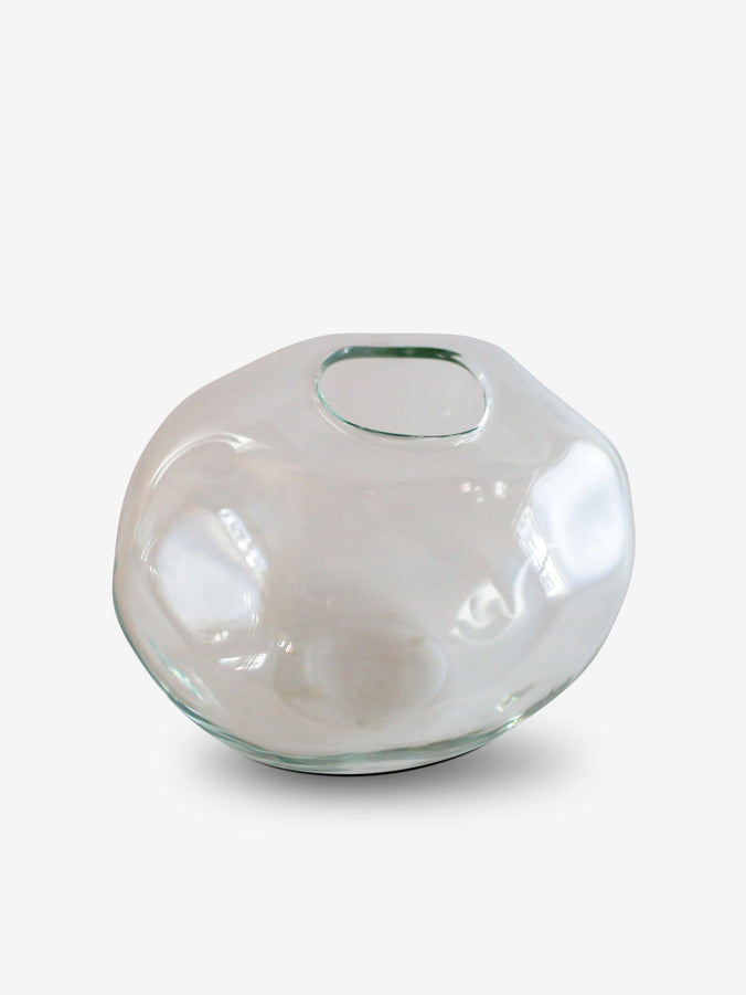 Aria B Clear Glass Vase by Arcade Murano