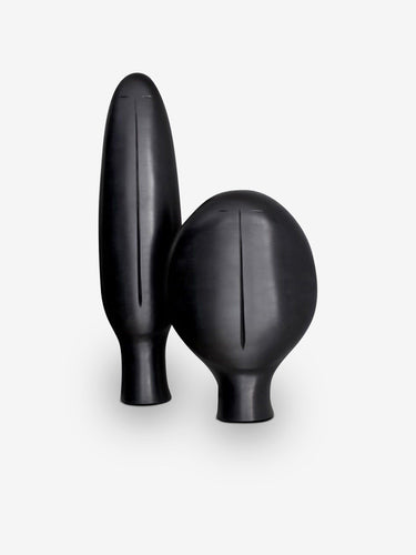 Arcade Murano Black Mouth Blown Glass Dolmen A Vase by Avec Arcade Home Accessories New Vessels 6.3