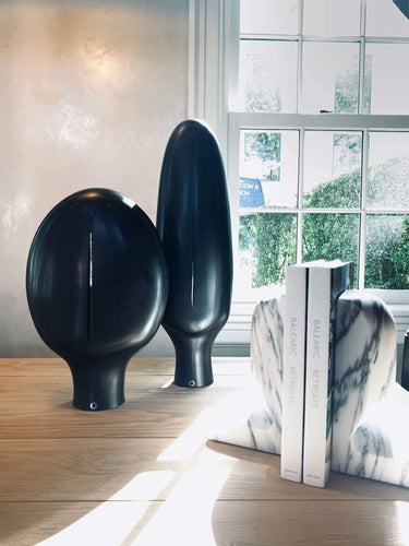 Arcade Murano Black Mouth Blown Glass Dolmen B Vase by Avec Arcade Home Accessories New Vessels 11