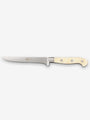 Berti Boning Knife with Wood Block by Berti Kitchen Accessories New Kitchen Knives Total Length: 12" Blade Length: 6.5" / White Lucite / Steel