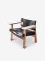 Fredericia Borge Mogensen Spanish Chair in Black Leather Furniture New Seating