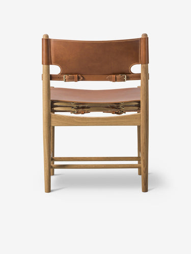 Fredericia Borge Mogensen Spanish Dining Chair in Soaped Oak Furniture New Seating Default